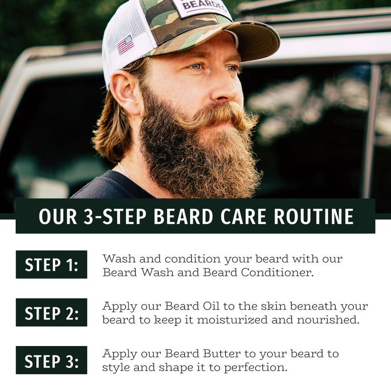Live Bearded Beard Oil, 1 fl oz - Premium All-Natural Jojoba - Made in the USA - Hair and Skin Care for Men with Dry, Flaky Patches | Straight Up Unscented - Fragrance-Free - Image 5